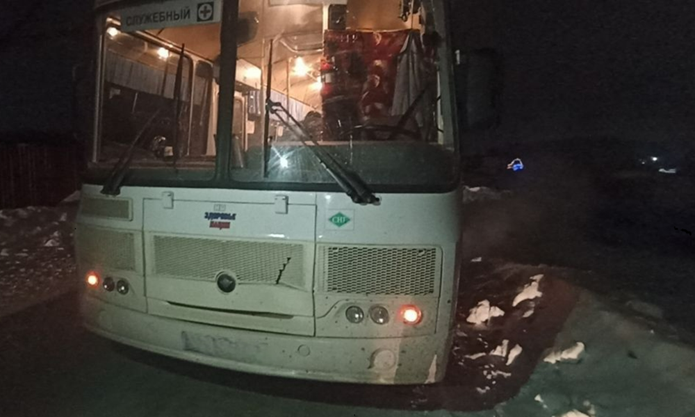 В Омске автобус сбил пешехода