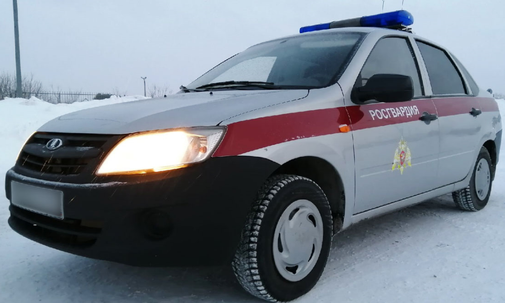 В Омске росгвардейцы задержали мужчину, укравшего бытовую технику прямо с витрины магазина 