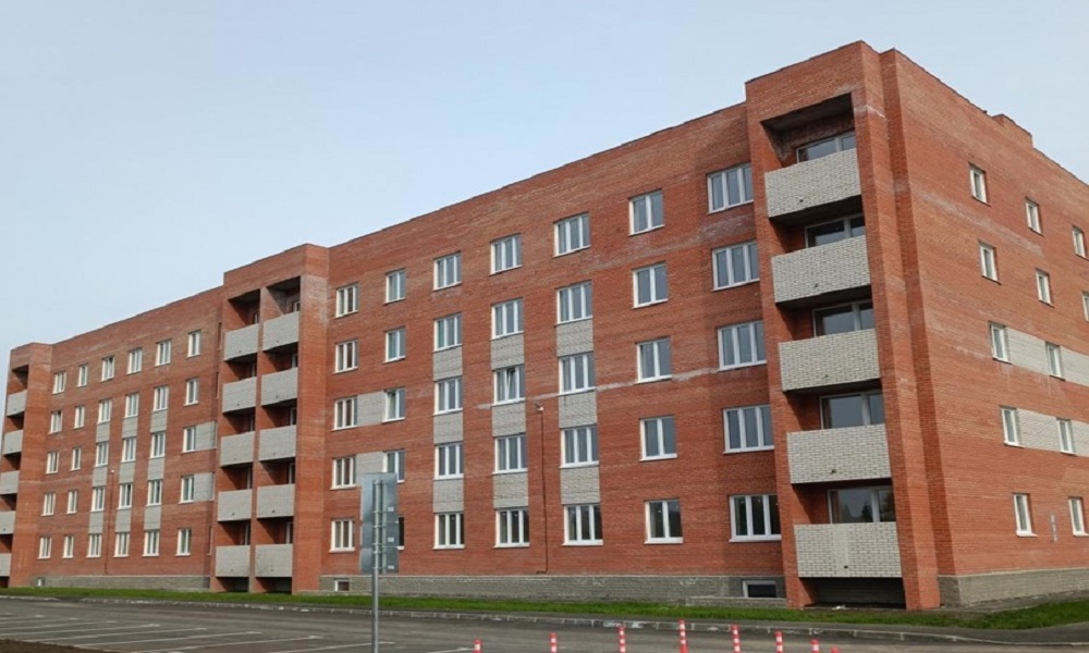 В Ленинском округе Омска построили шестиэтажный дом