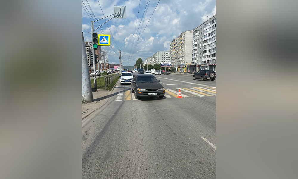 В Омске водитель иномарки сбил пешехода 