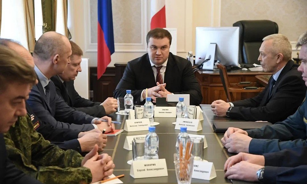 Виталий Хоценко провёл встречу с руководителями правоохранительных органов и силовых ведомств Омской области