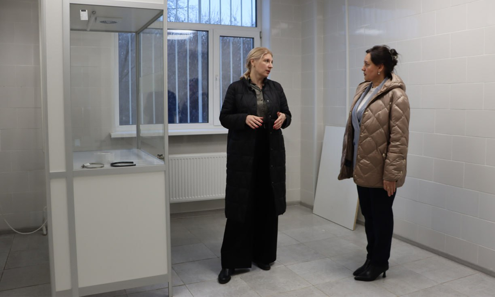 В поликлинике Калачинской ЦРБ завершается капитальный ремонт