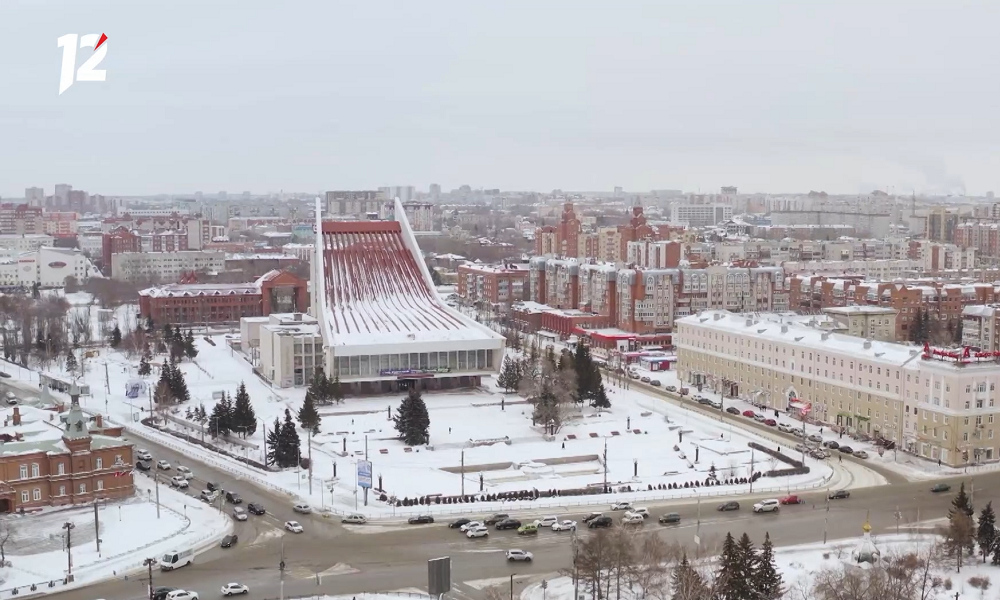 После морозных выходных температура воздуха в Омске поднимется до нуля градусов