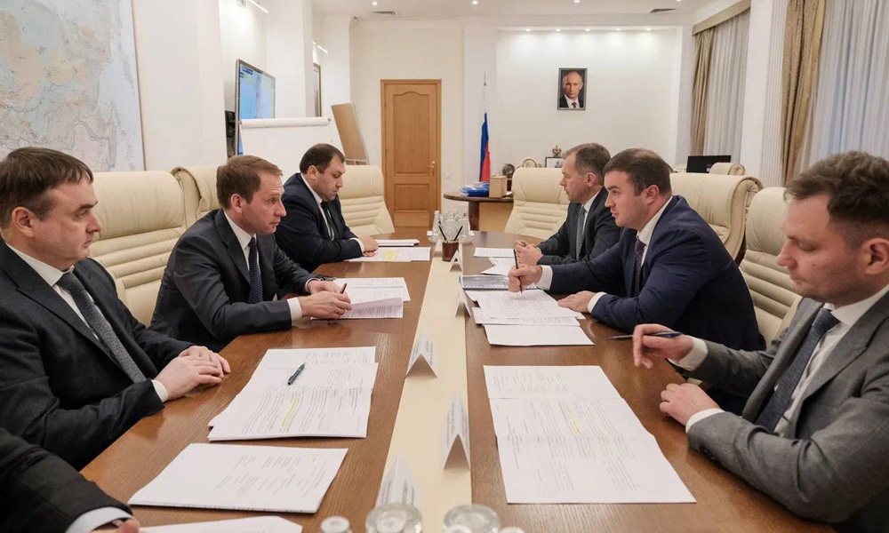 Виталий Хоценко провёл рабочую встречу с министром природных ресурсов и экологии РФ