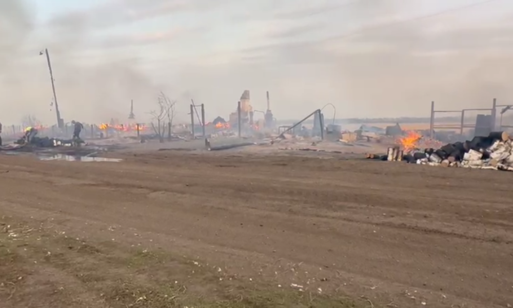 Омским Следственным комитетом заведено уголовное дело по факту пожара в селе Новокарасук