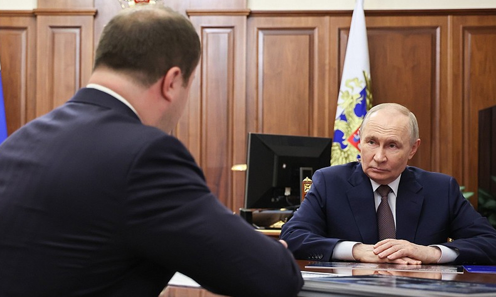 Владимир Путин и Виталий Хоценко обсудили инвестиционное развитие Омской области