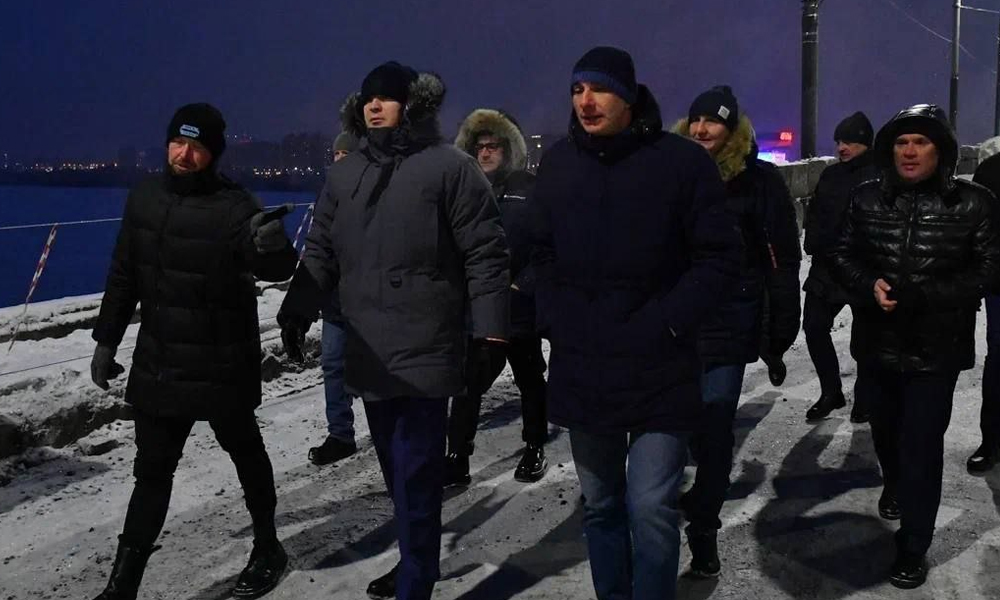 Виталий Хоценко проверил организацию движения на мосту у Телецентра