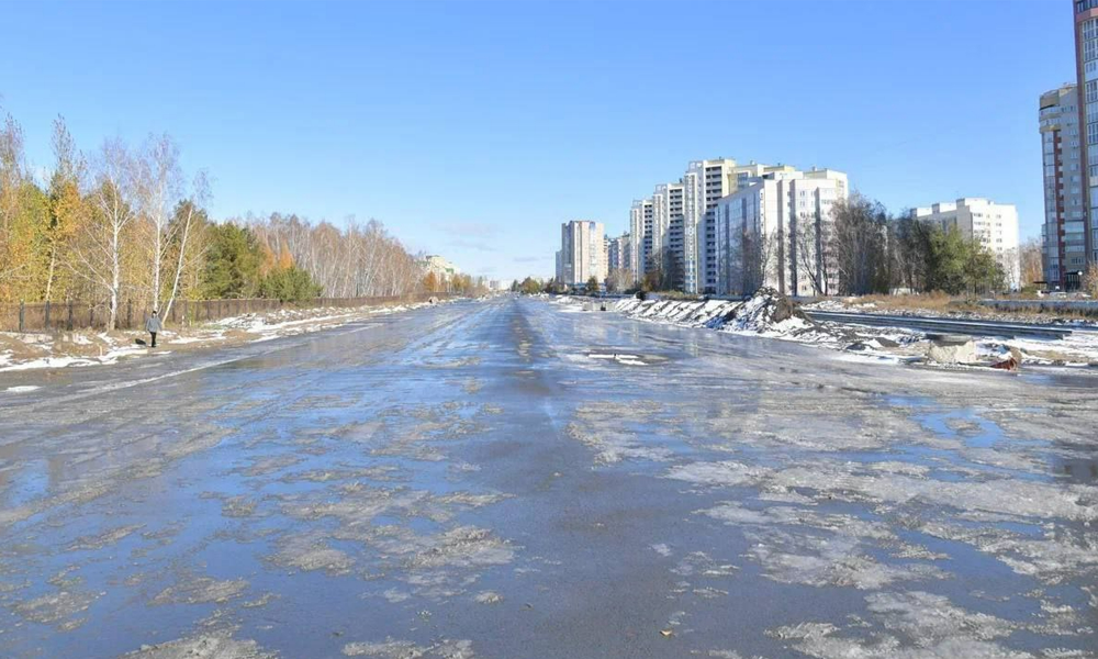 В Омске откроют движение на новом дорожном участке Левобережья